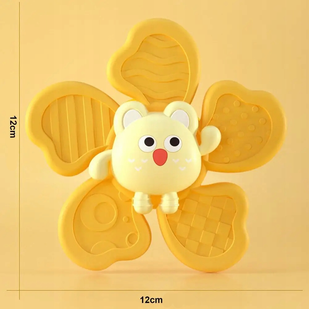 3x FIDGET SPINNER DLA NIEMOWLĄT SENSORYCZNA WIRUJĄCA ZABAWKA GRZECHOTKA Wysokość produktu 3 cm