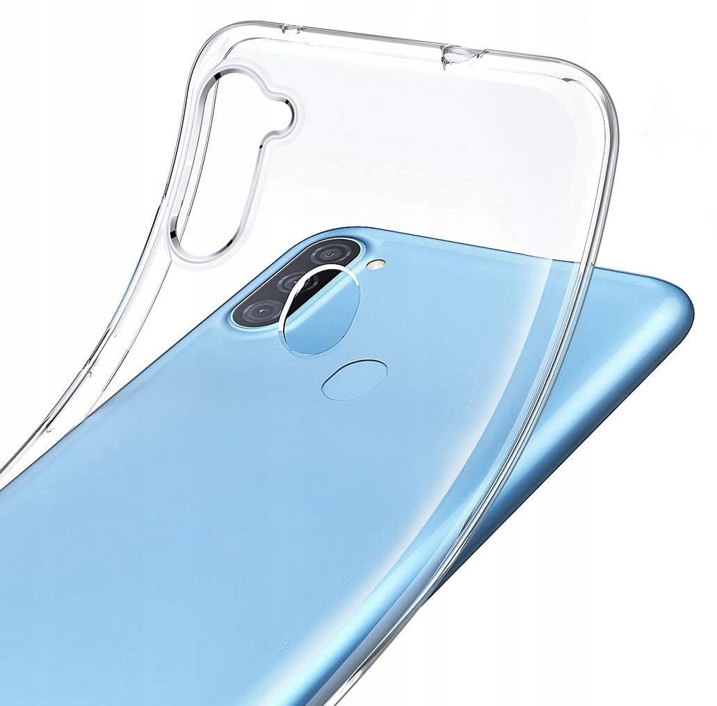 Etui do Samsung Galaxy M11 Clear Case Guma +Szkło Dedykowany model Samsung Galaxy M11