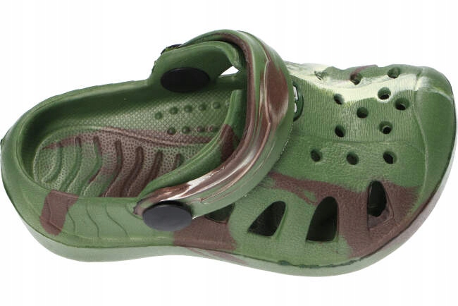 L-630 KLAPKI SANDAŁY PIANKOWE DZIECIĘCE GREEN 28 Materiał pianka