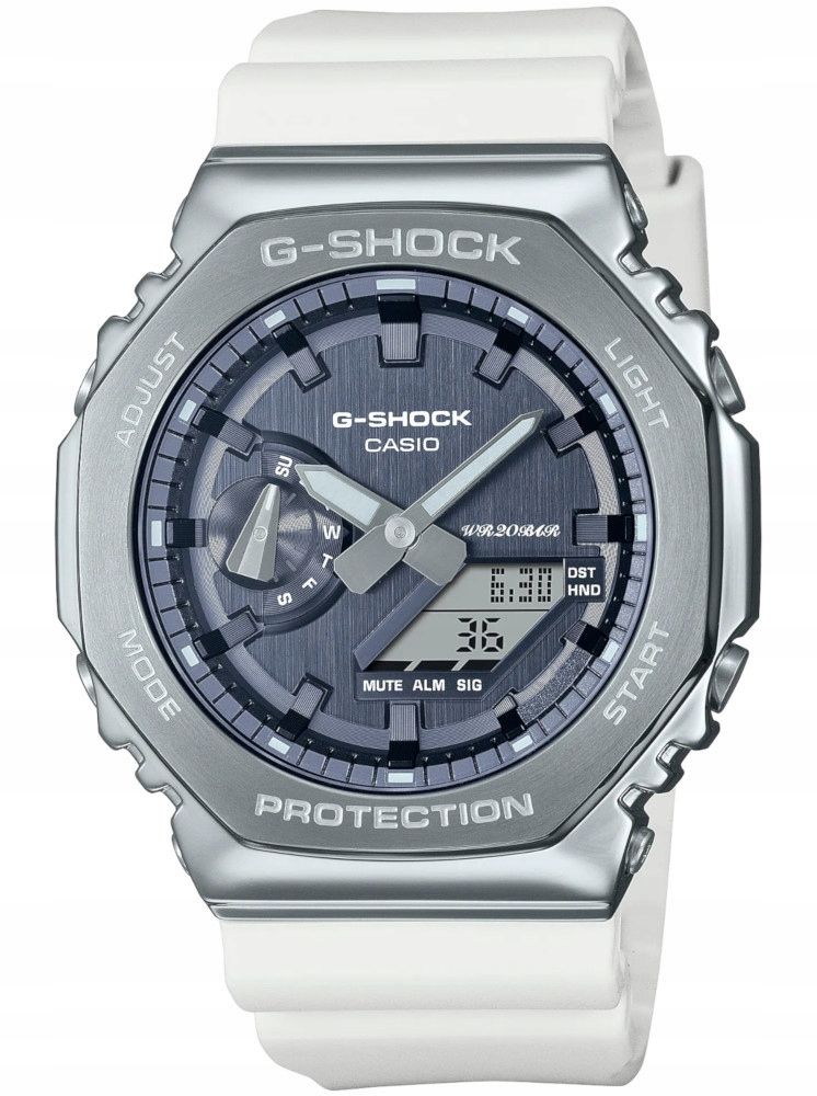 Hodinky na svaté přijímání pro chlapce Casio G-Shock GM-2100WS Dárek k prvnímu svatému přijímání