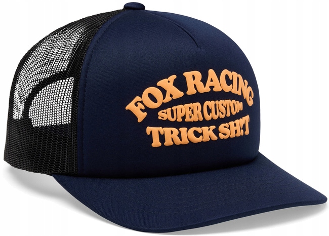 Trucker Snapback kšiltovka Fox Trick Mesh Hat Midnight