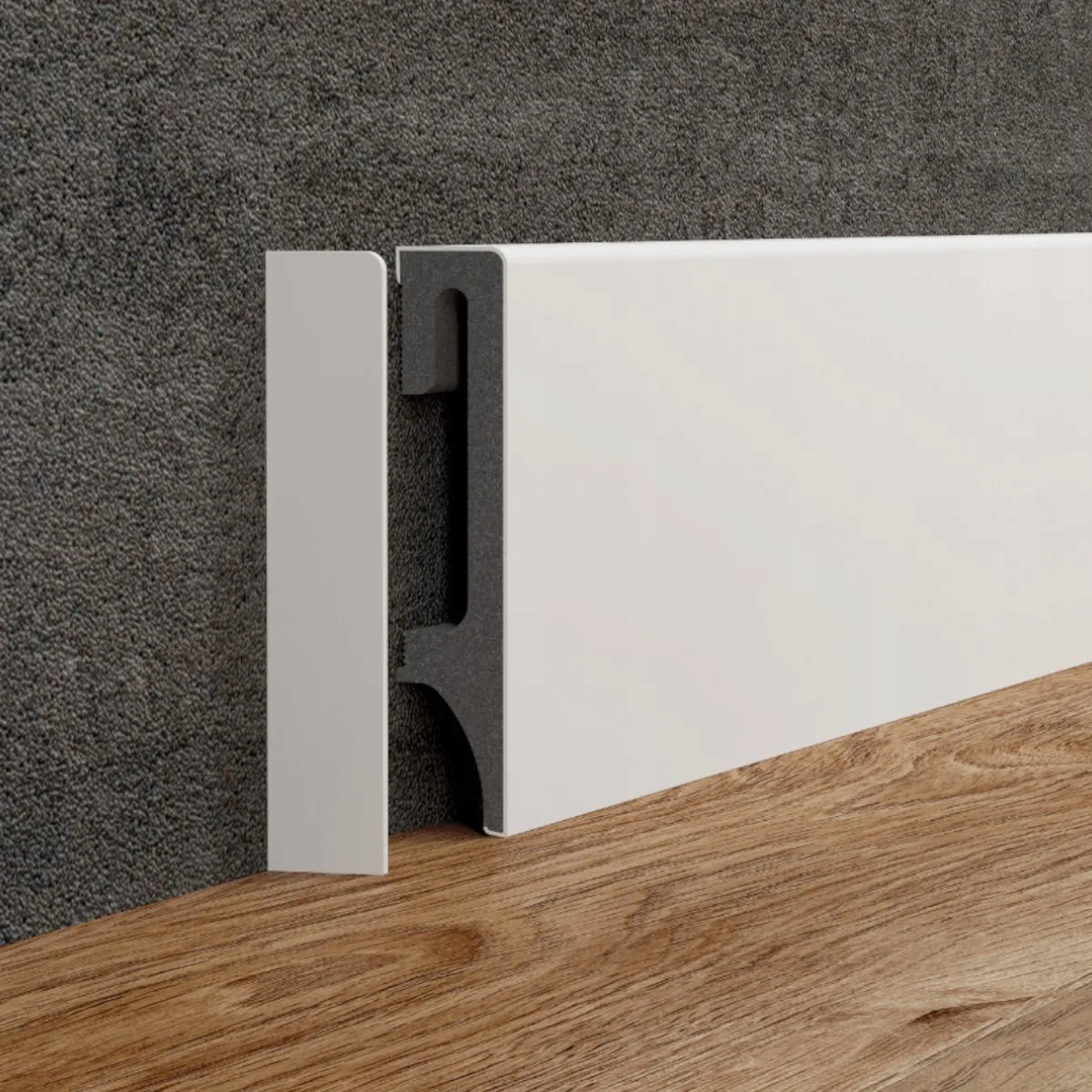 ZAŚLEPKA ZAŚLEPKI prawa + lewa do białej listwy przypodłogowej VOX ESP301 Stan opakowania oryginalne