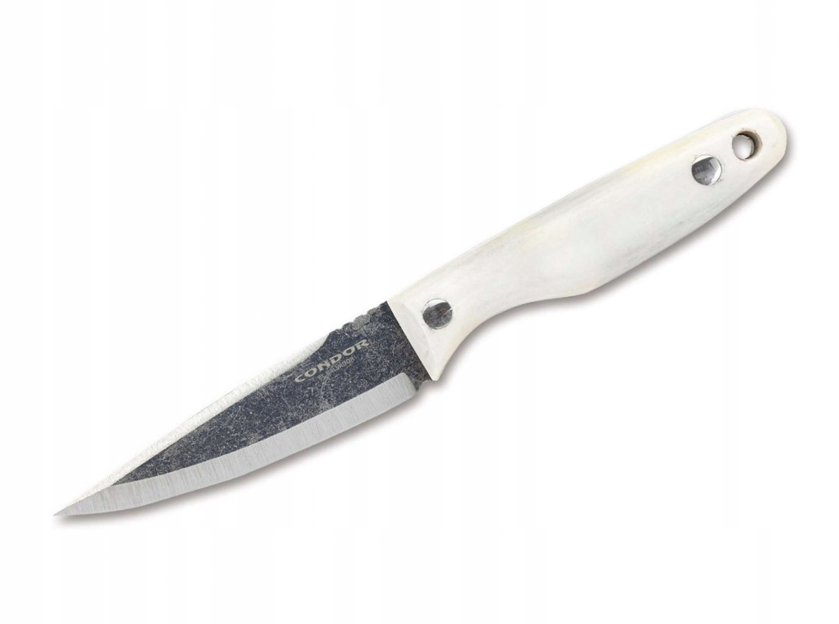 Nůž Condor Hawthorn Full Tang Ocel 440C Rukojeť Micarta Bílá