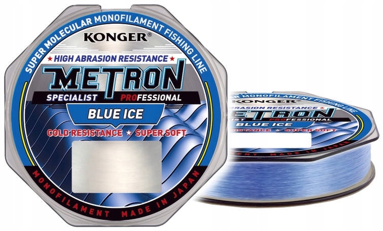 Żyłka Podlodowa Konger CarboMaxx Blue Ice 0,12mm 50m 2,45kg Finezyjna Okoń