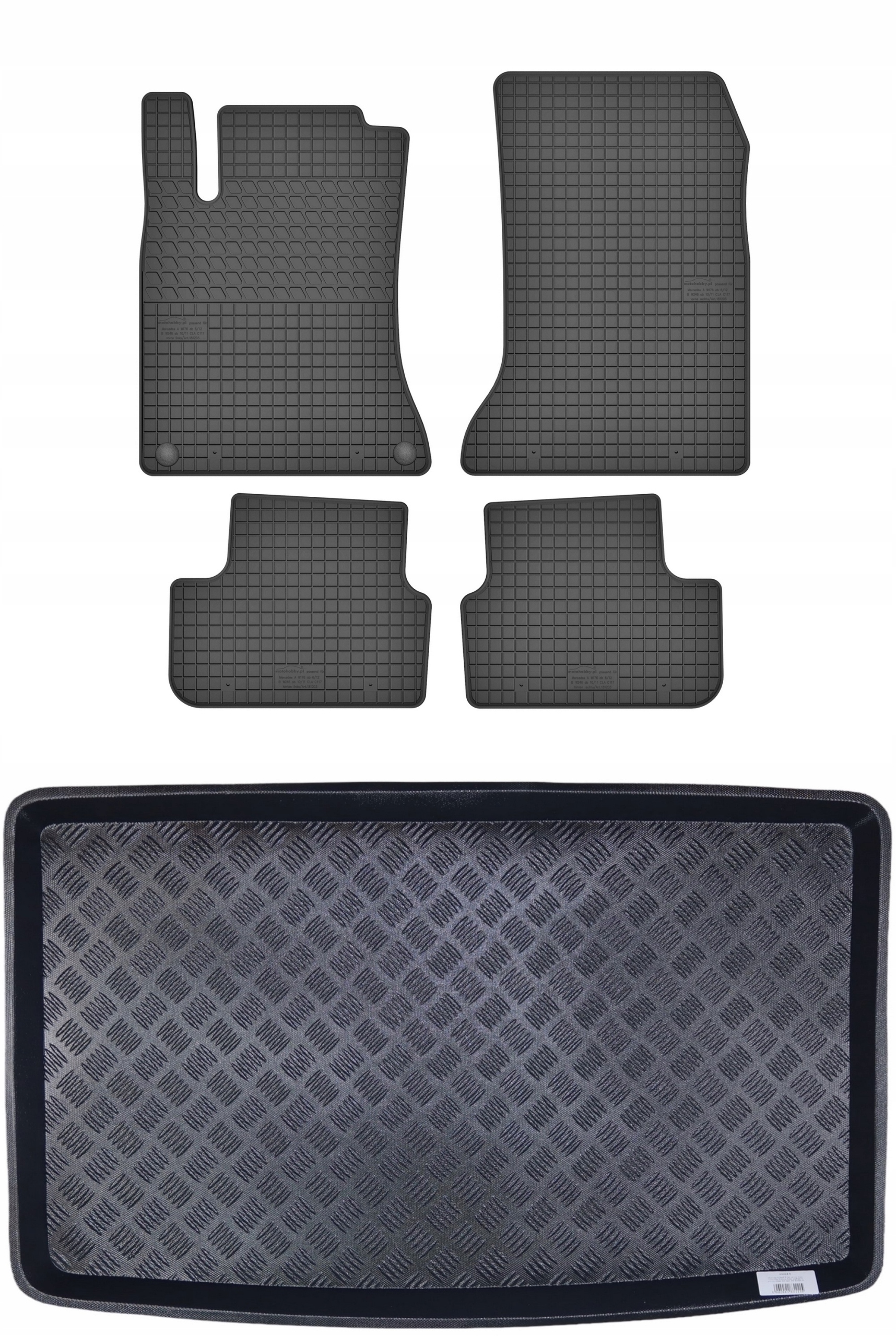 Koberce nosič pro: Mercedes B-class W246 2011-2018 minivan