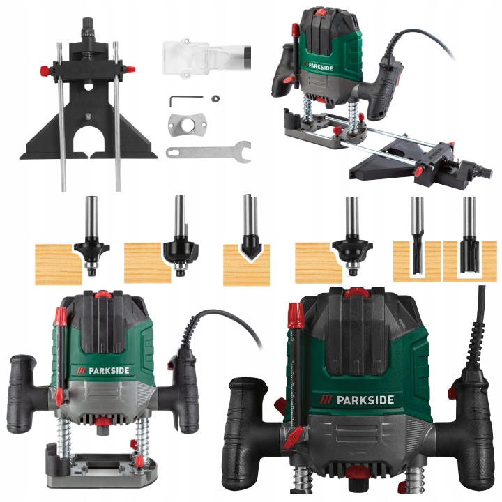 ФРЕЗЕРНЫЙ СТАНОК PARKSIDE + ФРЕЗЫ 1200 ВТ