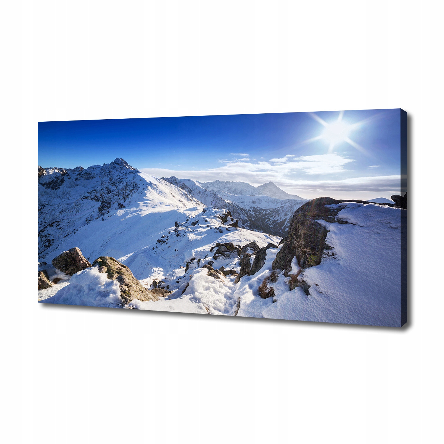 

Foto obraz na płótnie Tatrzański szczyt 140x70 cm