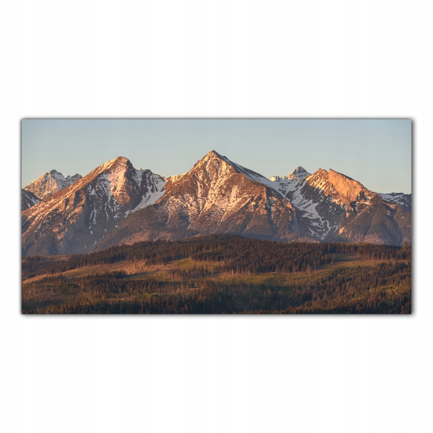 Ráno Hory Příroda 120x60 Panel tvrzené sklo