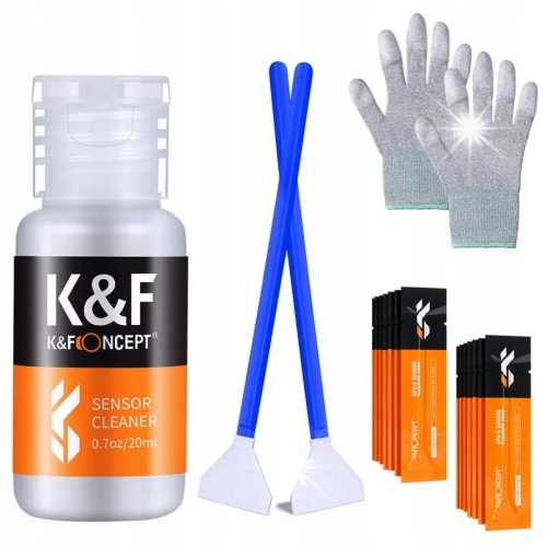 KF Concept SKU.1599 - zestaw do czyszczenia matryc pełnoklatkowych, APS-C