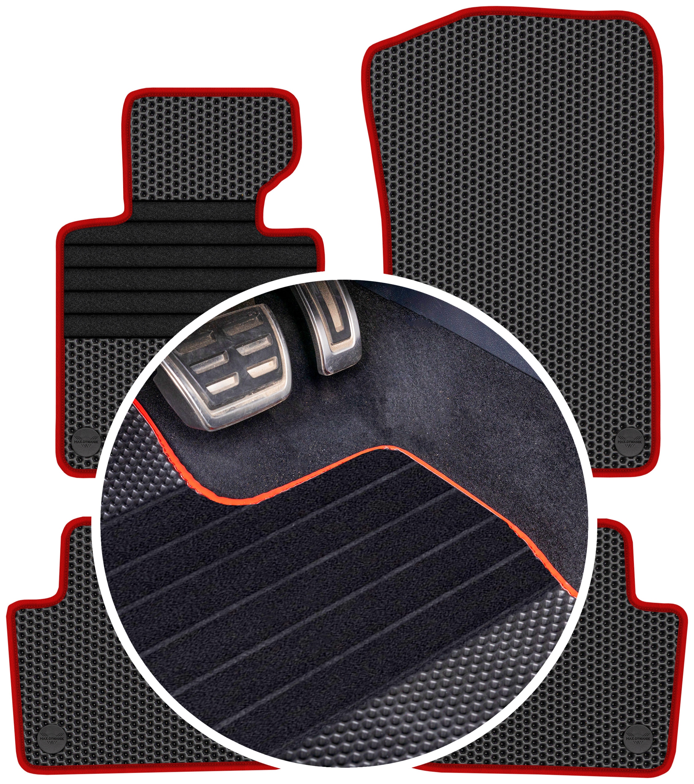 Bmw X3 E83 2003-2010 Gumové rohože Eva Eternity Plastry Medu