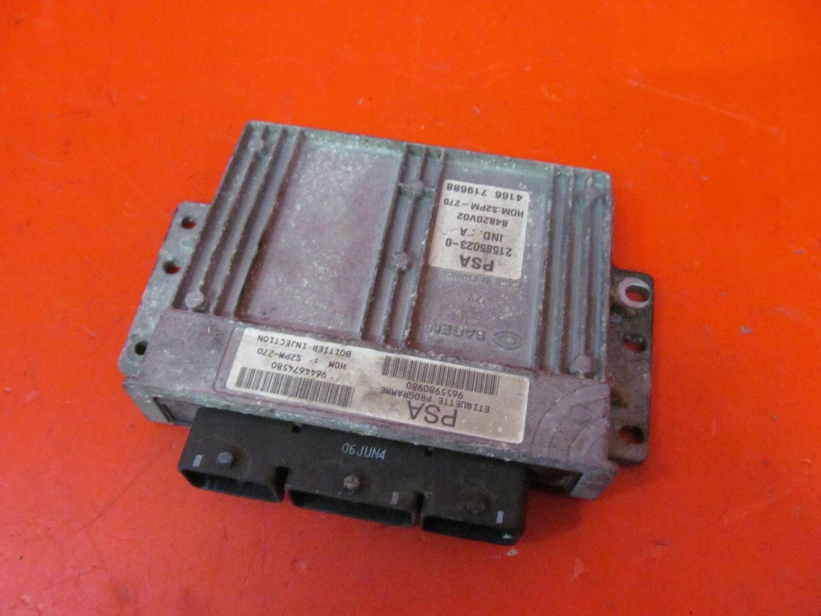 CITROEN XSARA PICASSO 1.8 16V 6FZ control unit computer of the engine 9655980980