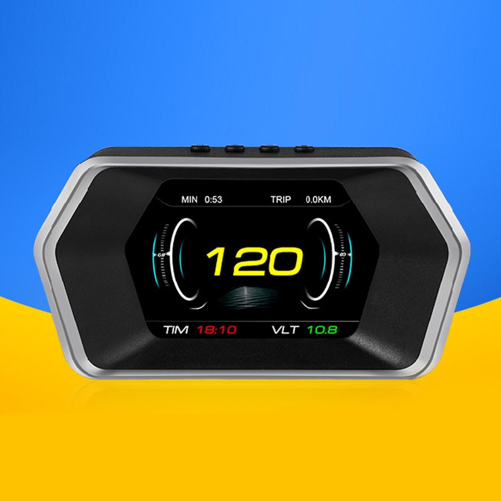 Car HUD Head Up Display OBD2 GPS Speed Mileage Tools Smart Screen Display Waga produktu z opakowaniem jednostkowym 0.35 kg