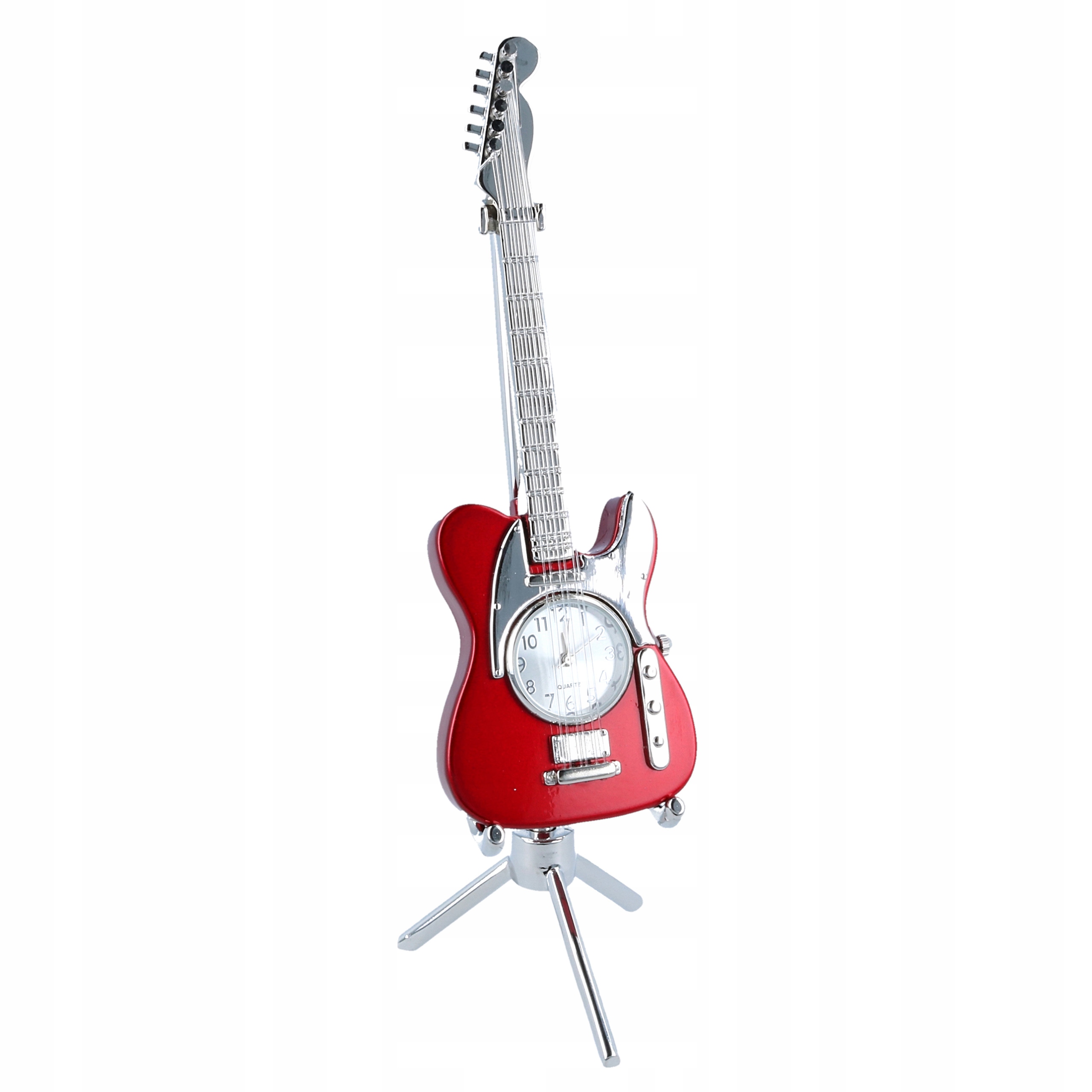 

Gitara na stojaku zegarek bateria