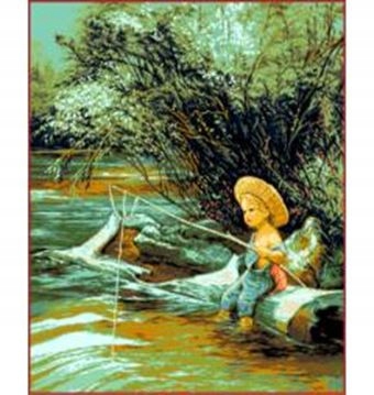 Křížková výšivka počítaná sada (kanva, mulina)