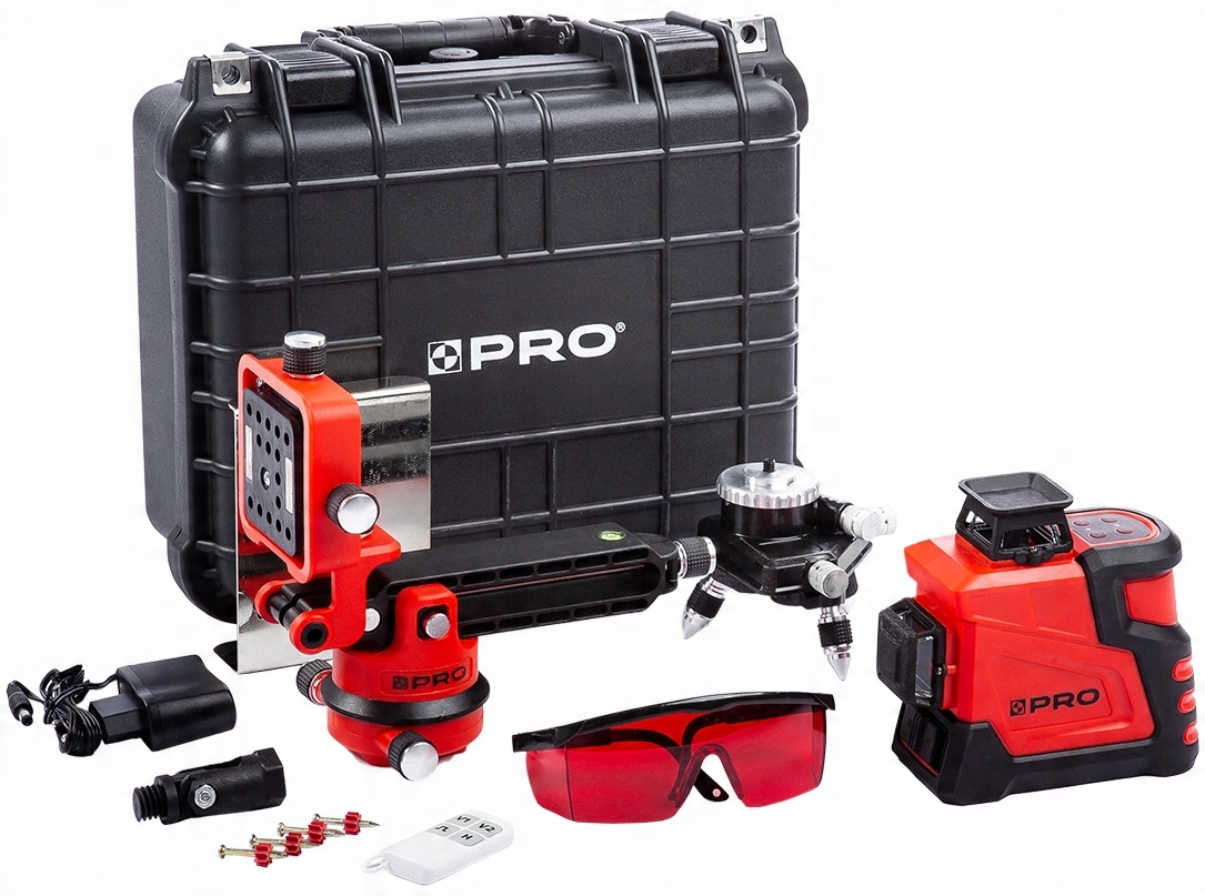 

Laser Płaszczyznowy Pro LK-360.3D Czerwona Wiązka