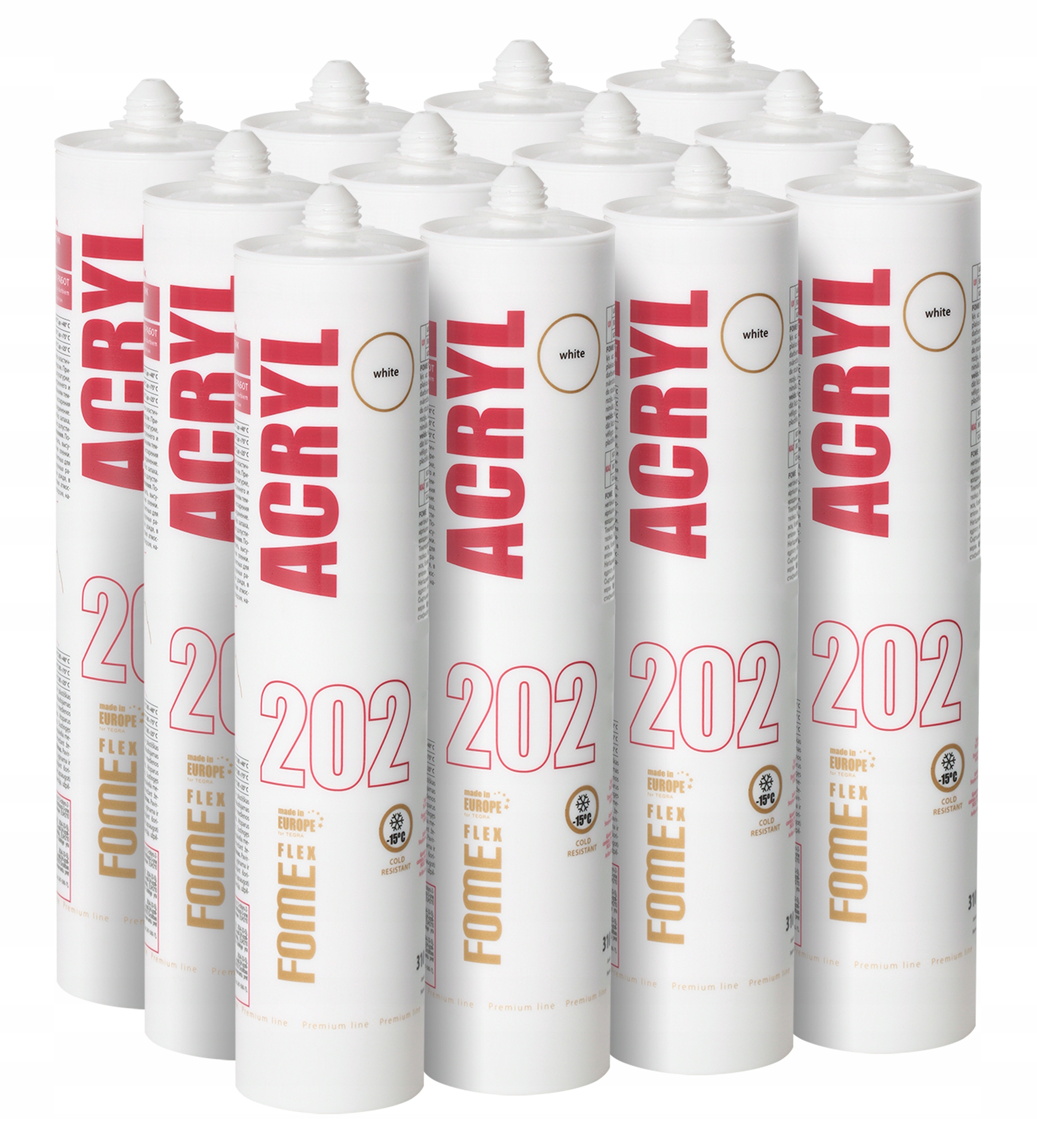 

Akryl szpachlowy biały malowalny 310 ml Premium