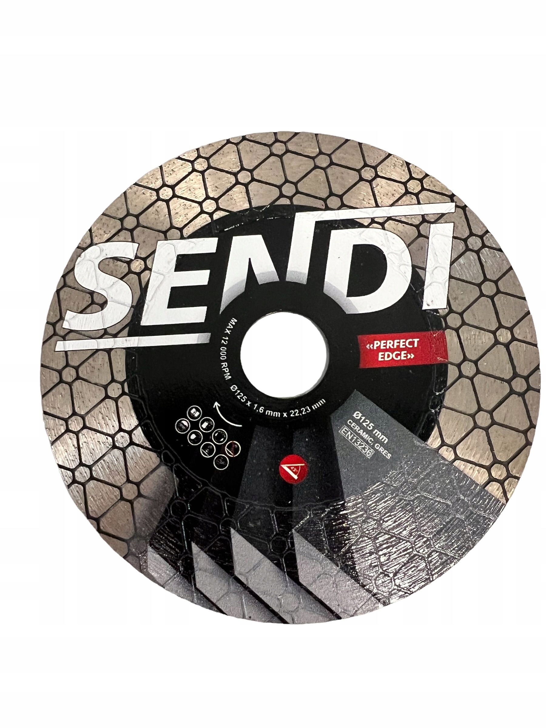 

Tarcza Sendi Perfect Edge Ø125mm jolly cięcie 45