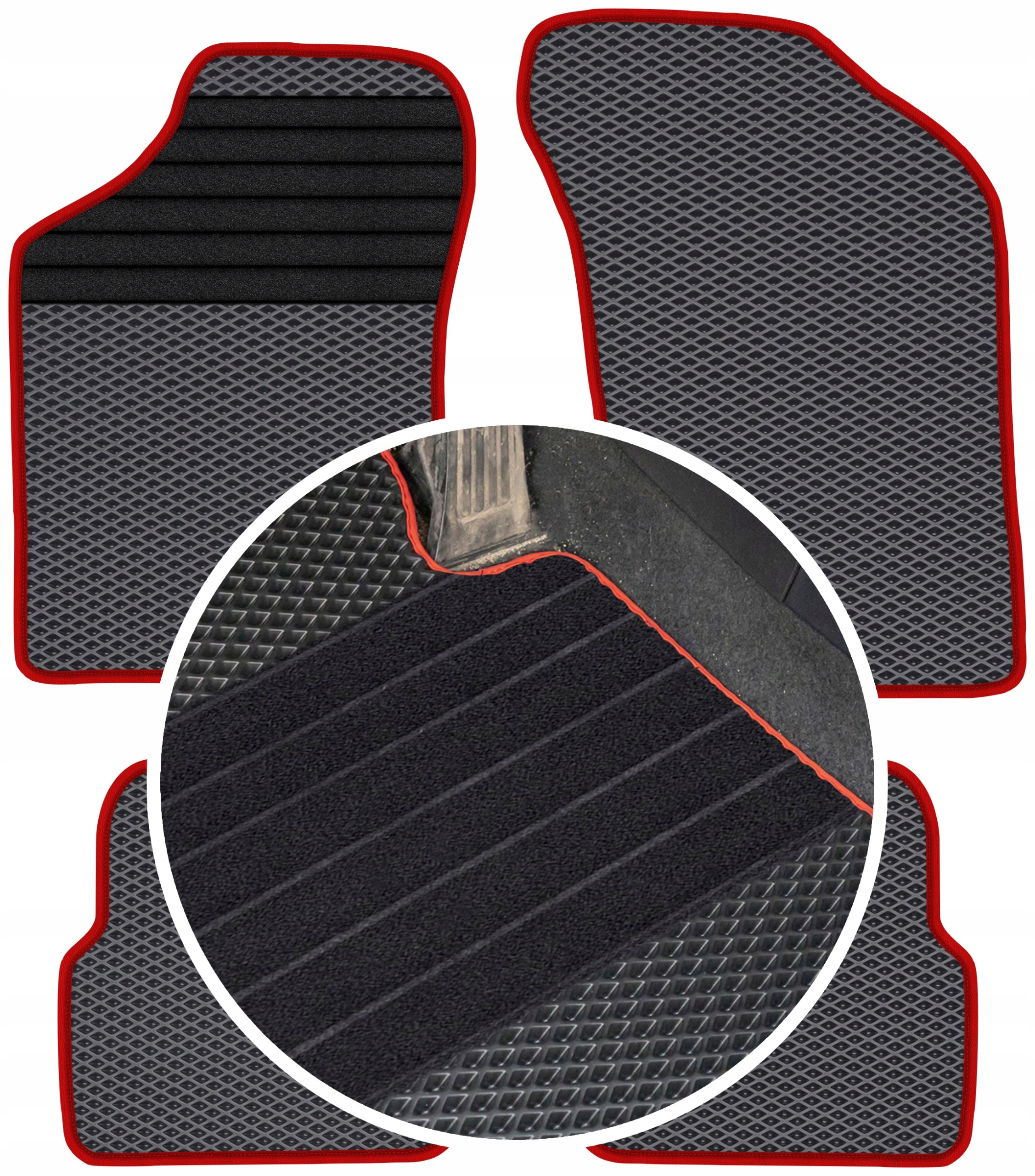 Fiat Albea Sd 2004-2010 Gumové rohože do auta Eva Eternity