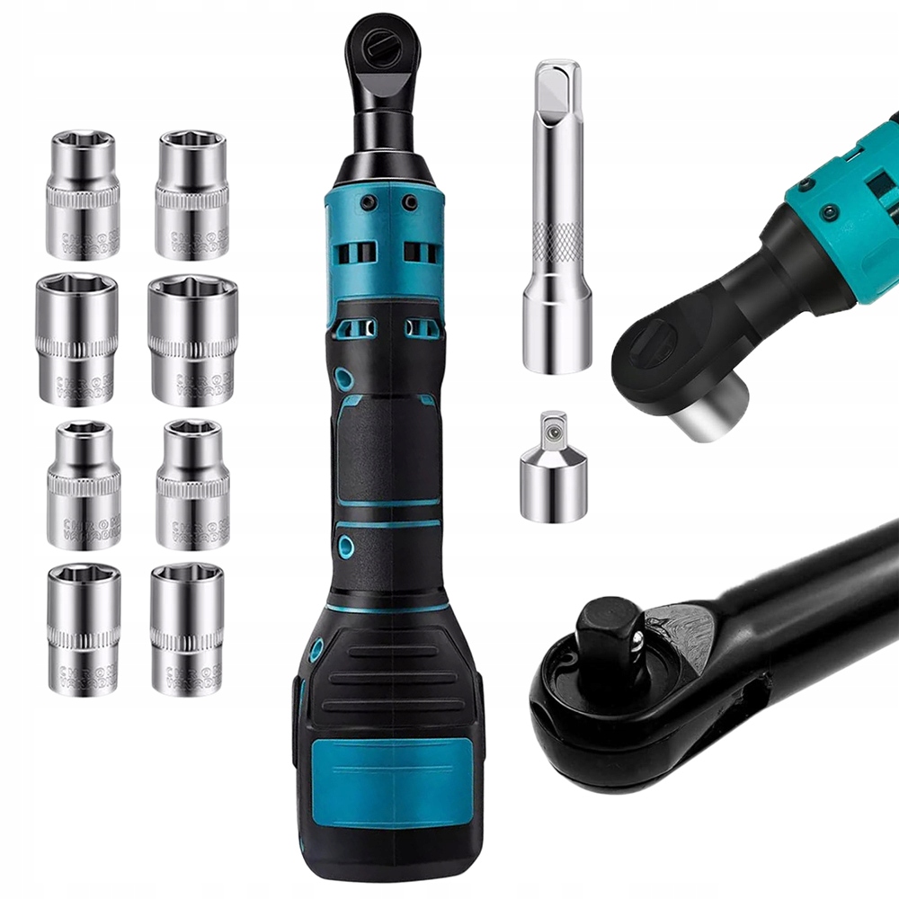 Elektrický Ráčnový Klíč, Šroubovák S Ráčnou 3/8" 8 Zásuvek