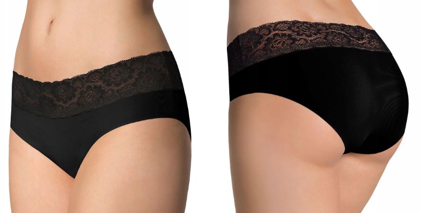 

Julimex figi bezszwowe Hipster Panty M czarne