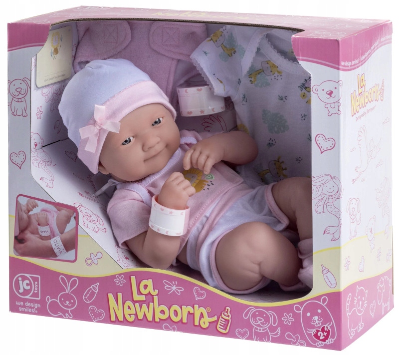 Lalka Bobas z ubrankami La Newborn Berenguer 18543 36 cm