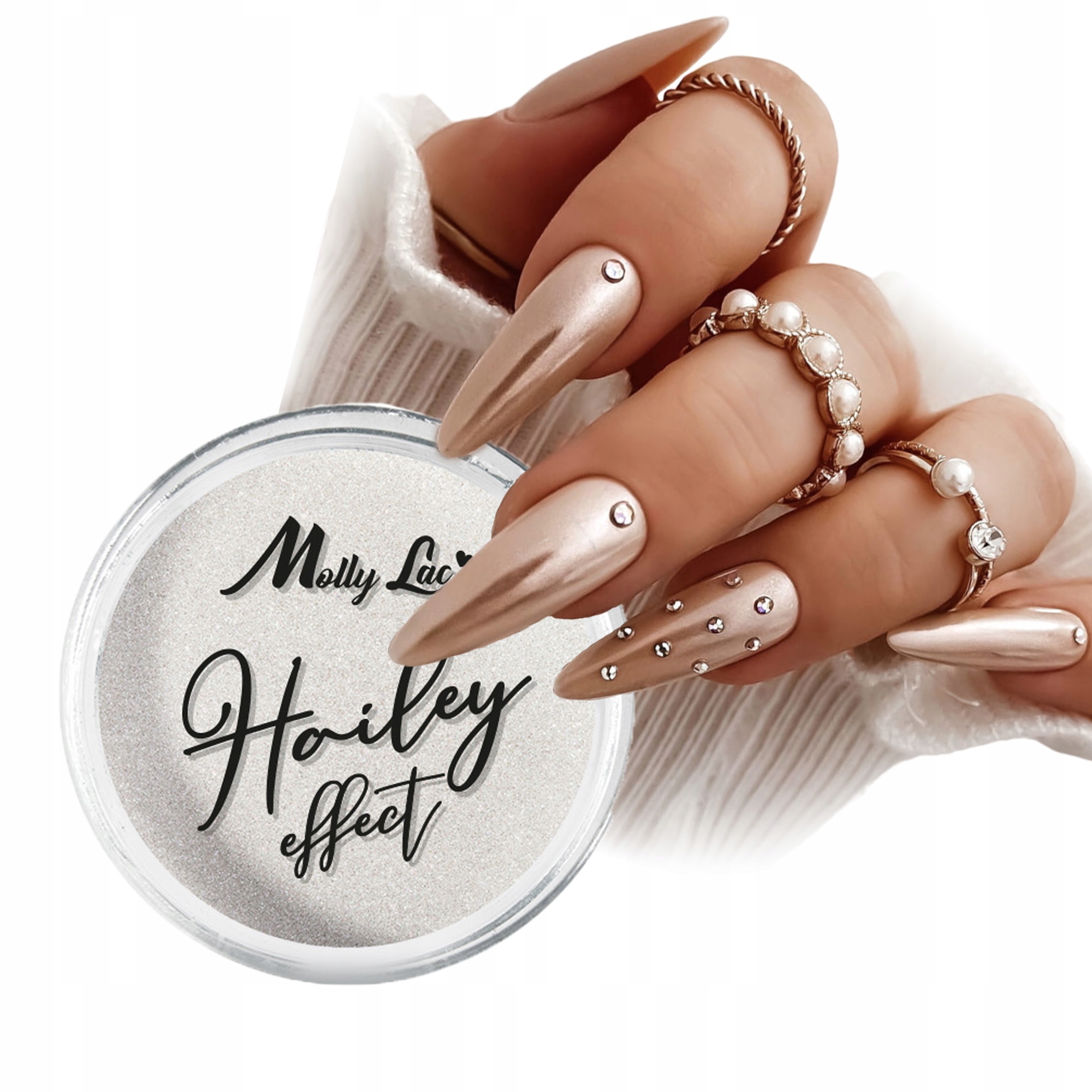 

Pyłek Do Paznokci Efekt Hailey Glam Glass Połysk