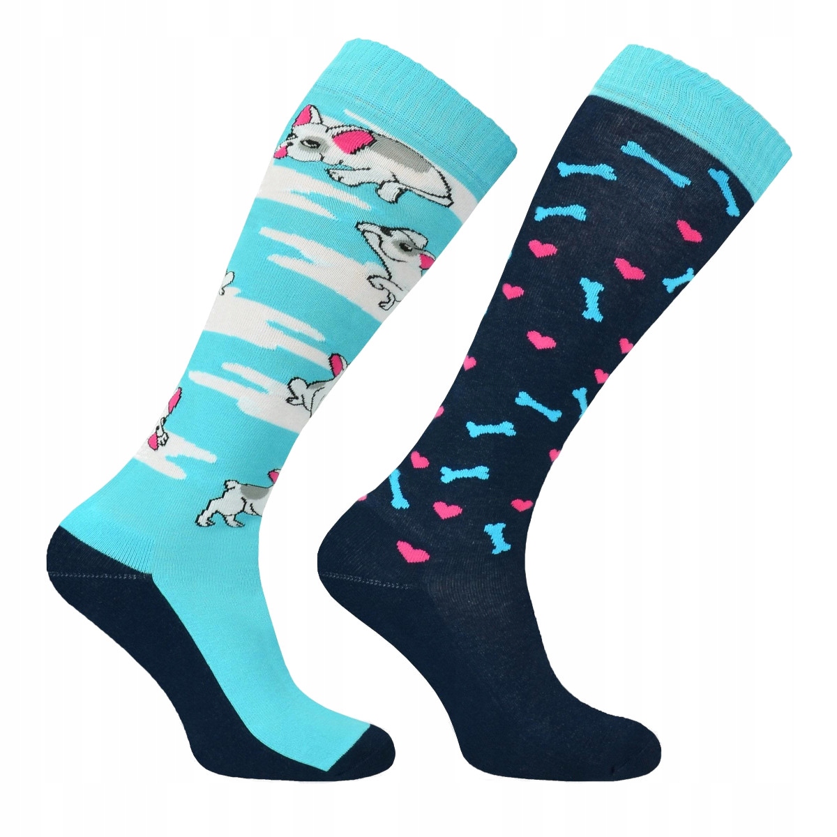 

Jeździeckie kolorowe podkolanówki Boxer Sjbw 35-38