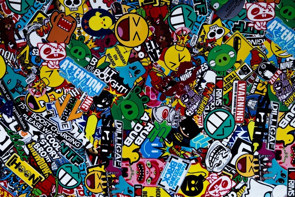 FOLIA STICKERBOOMB STICKER NAKLEJKI STIKER LAPTOP Producent inny