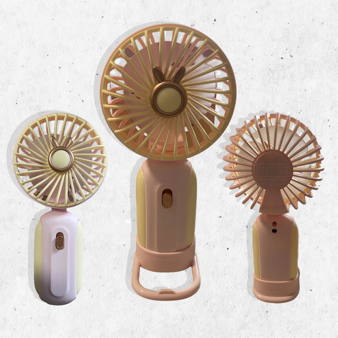 Rechargeable Mini Portable Fan MINI WENTYLATOR USB DO ŁADOWANIA - ŻÓŁTY Z R Kolor dominujący inny