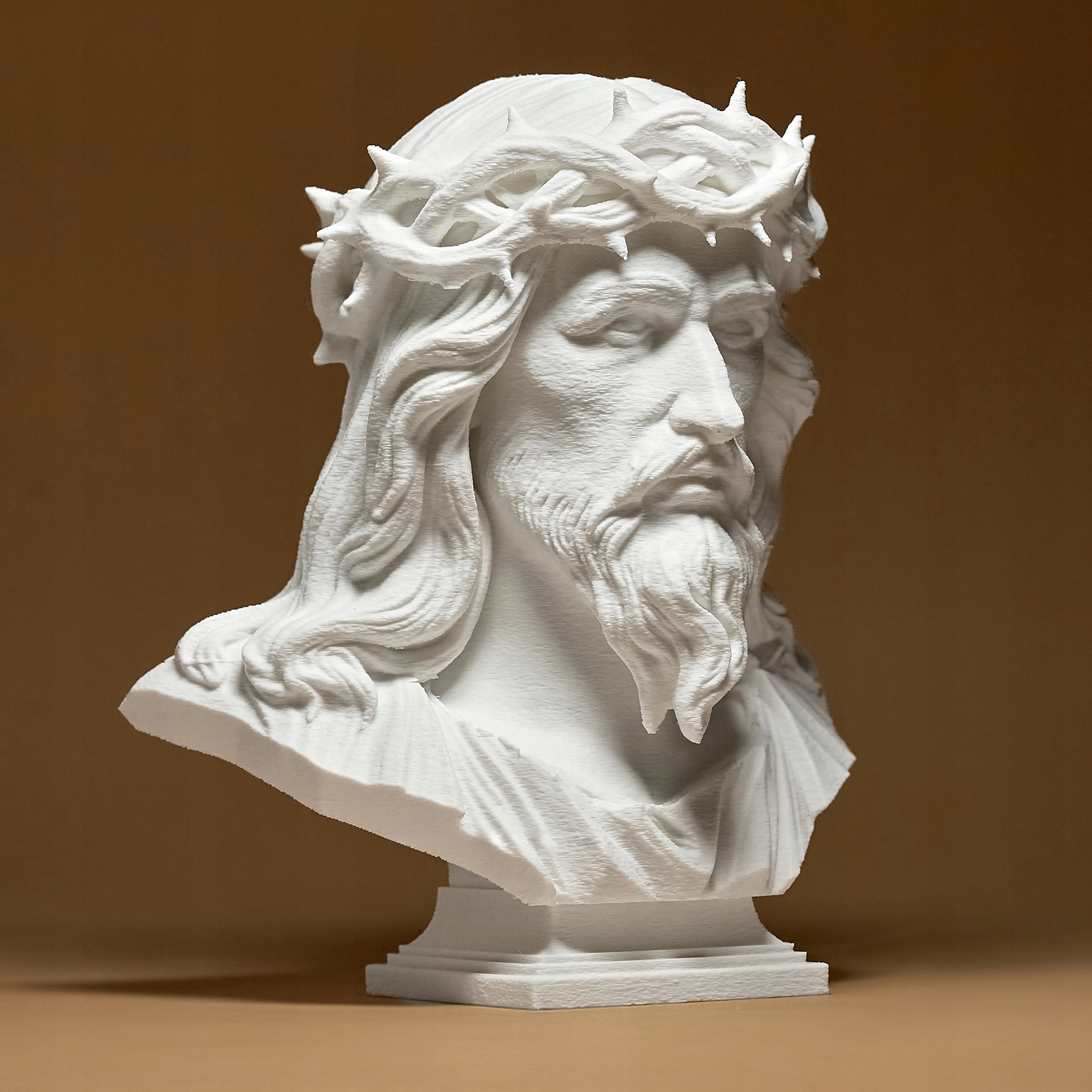 Ježíš Kristus Busta Figurka Soška Dekorace Dárek 3D tisk 15 cm