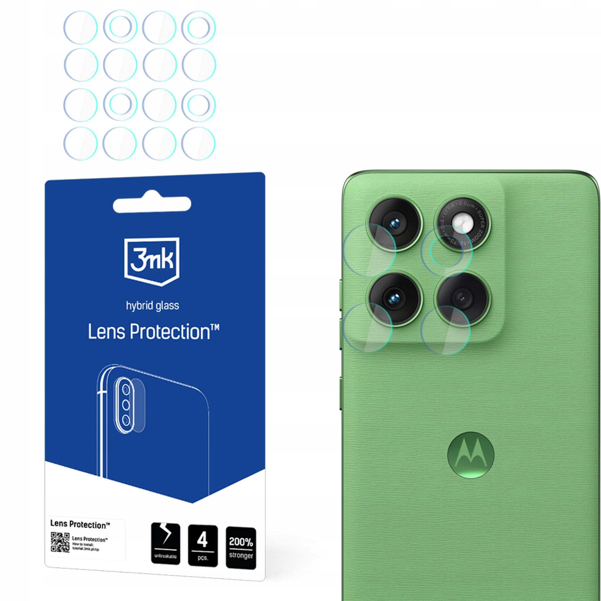 3MK Lens Protection Szkło Ochronne Do Motorola Edge 60 Ochrona Obiektywu