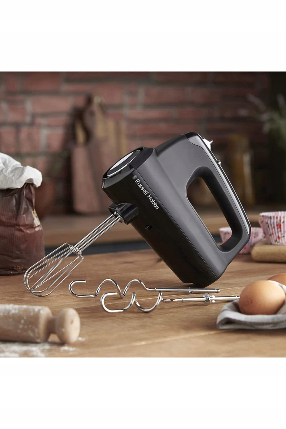 RUSSELL HOBBS Mikser Ręczny Czarny 5 Prędkości Turbo Funkcja 24672-56 — miniatura 7
