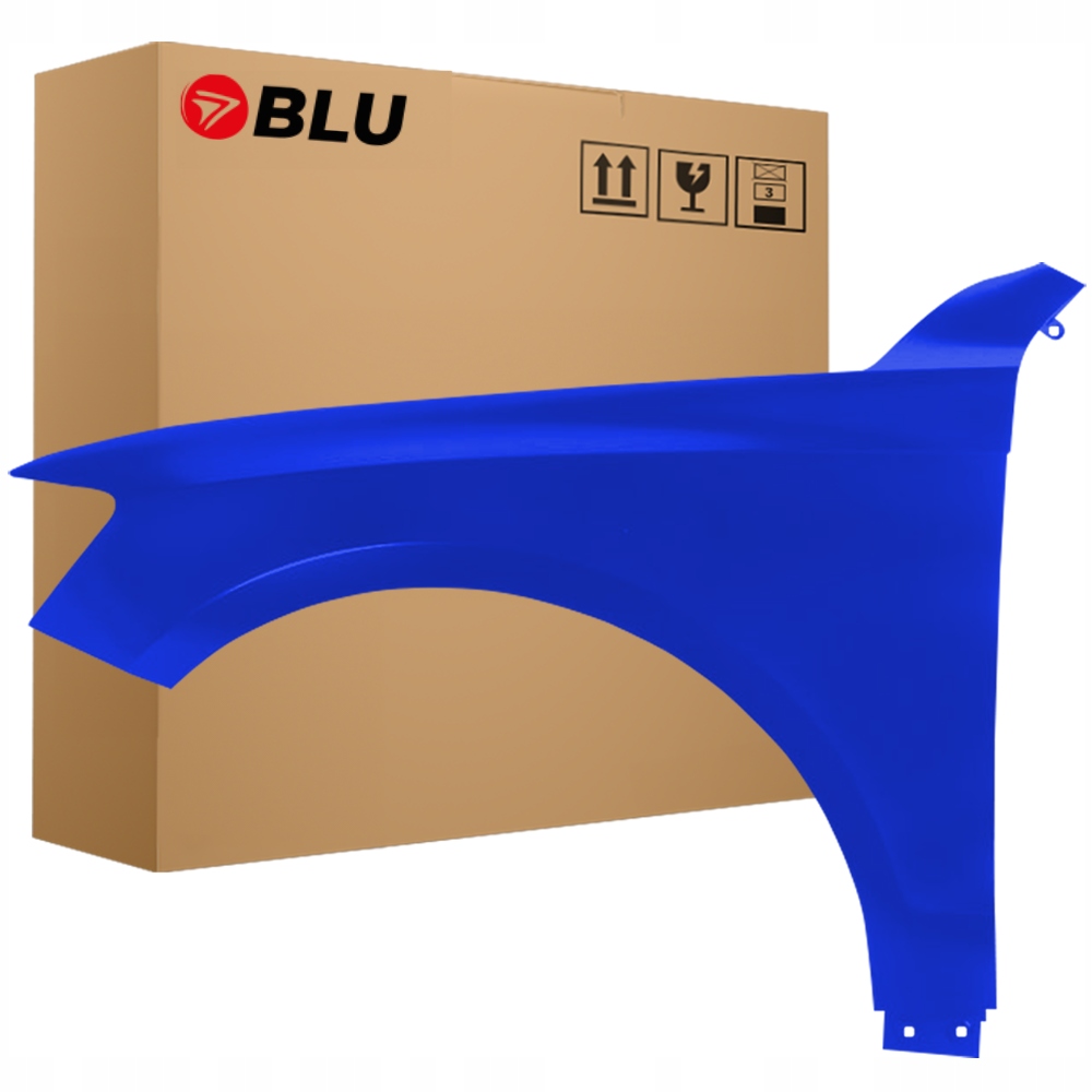 Blu Blatník Audi Q5 8R LY5Q levý modrý 08-16 přední pozink SepangBlau