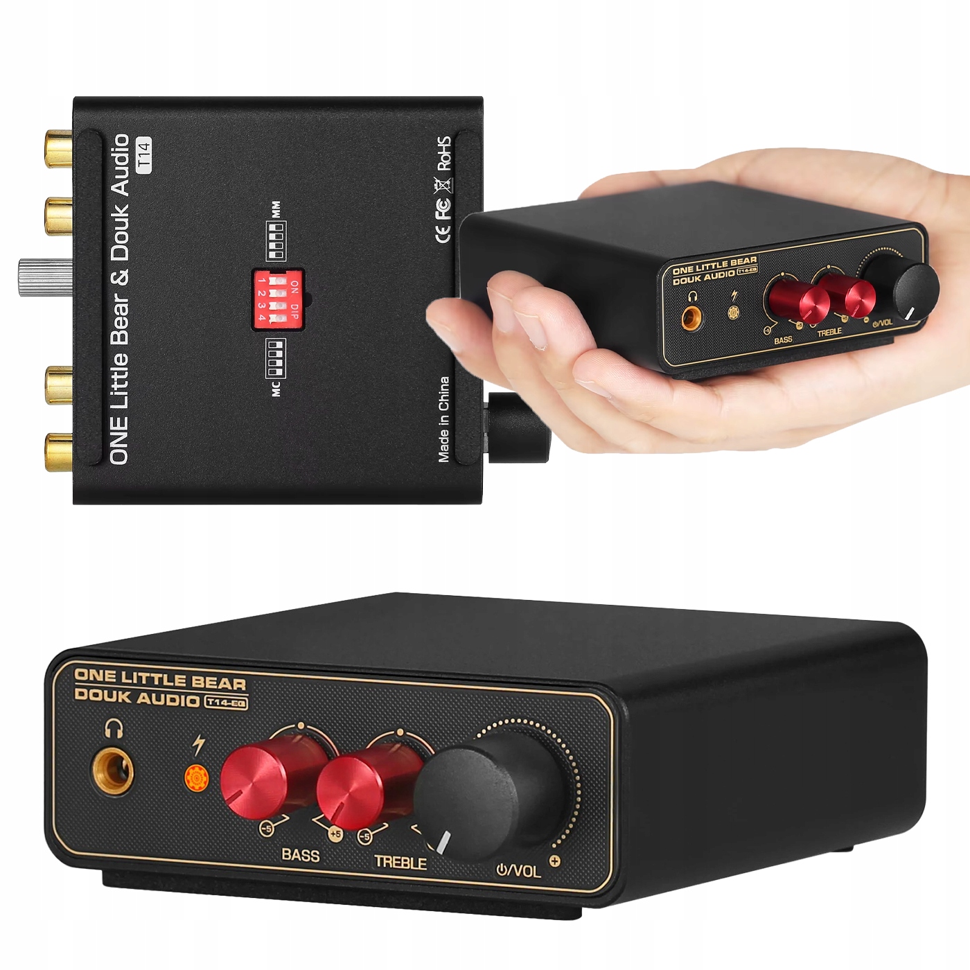 Gramofónový predzosilňovač MM/MC Zosilňovač slúchadiel HiFi Eq Usb