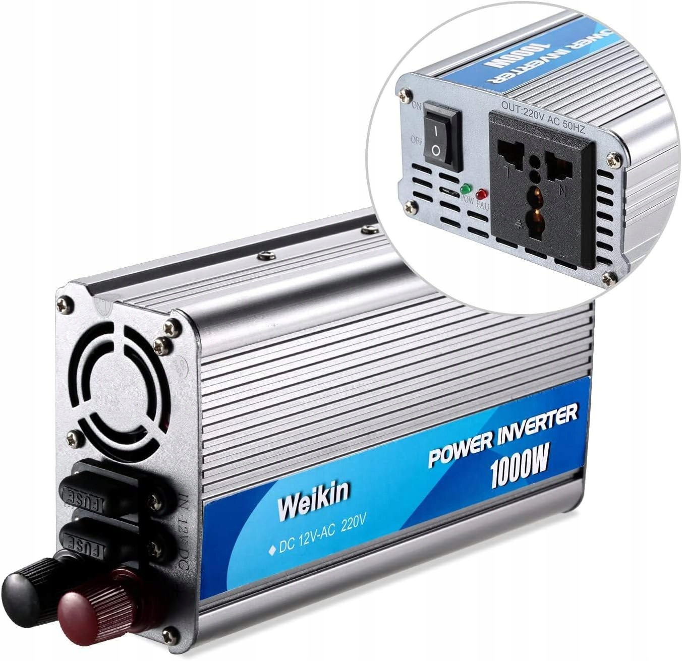 PRZETWORNICA NAPIĘCIA WEIKIN 1000W 12V DC 220V Marka Weikin
