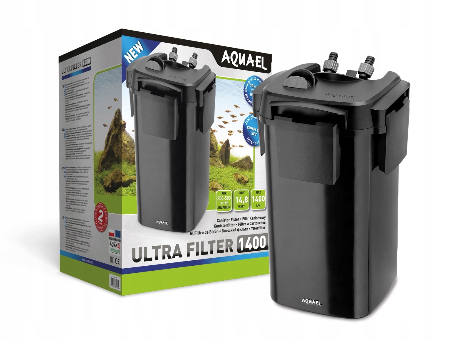 Levně Aquael Ultra 1400 Kbelíkový filtr pro akvária