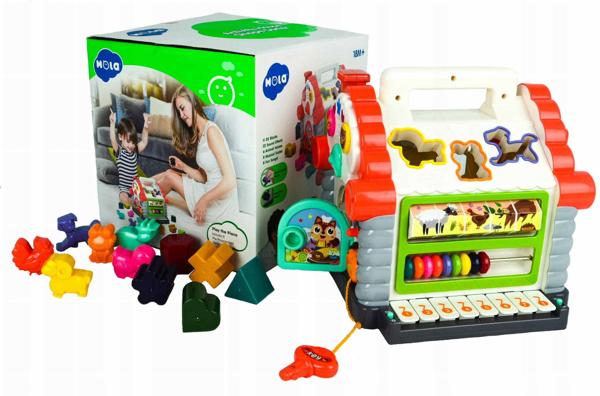 

LT49 Edukacyjny Domek Centrum Zabaw Organki Sorter