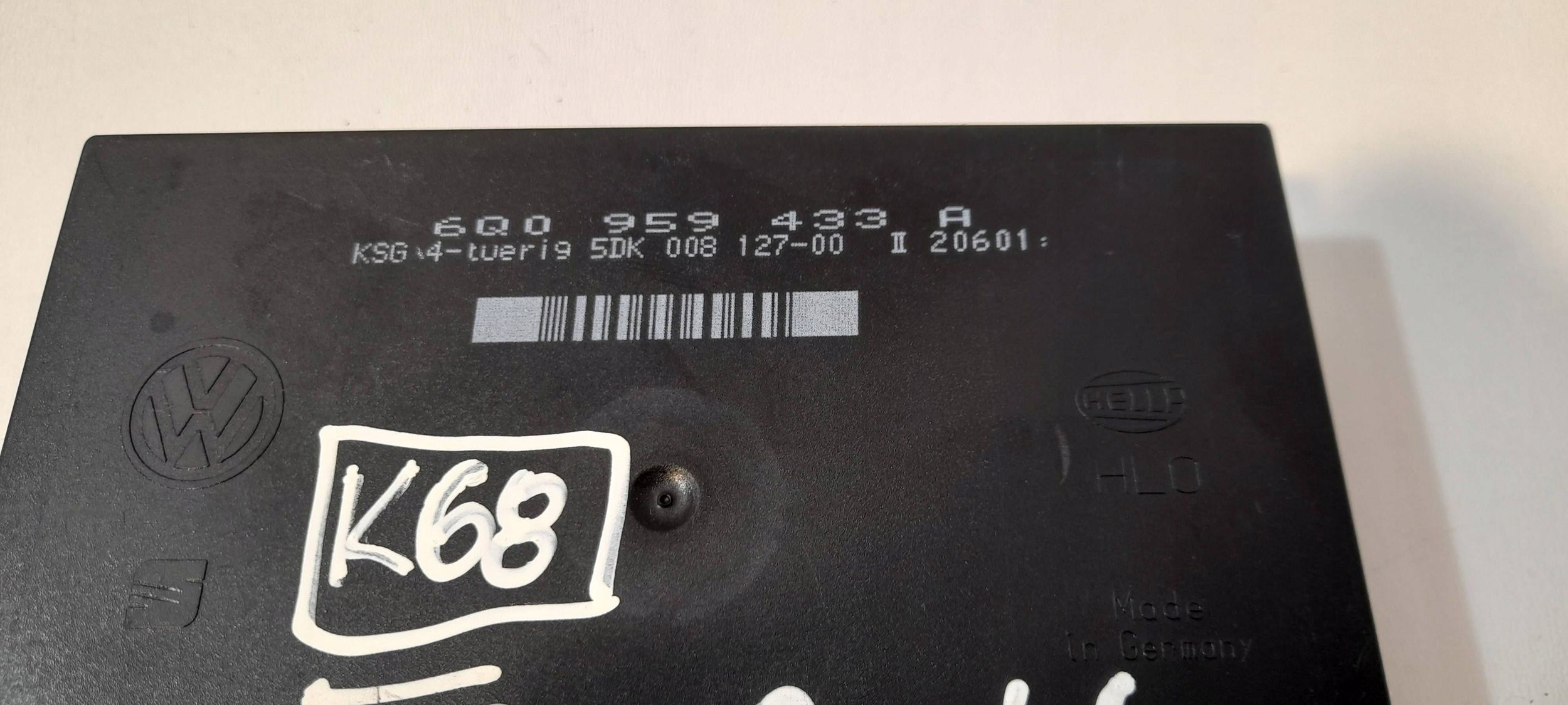 Skoda Fabia e 6Y modulo / Centralina komfortu 6Q0959433A (K68)