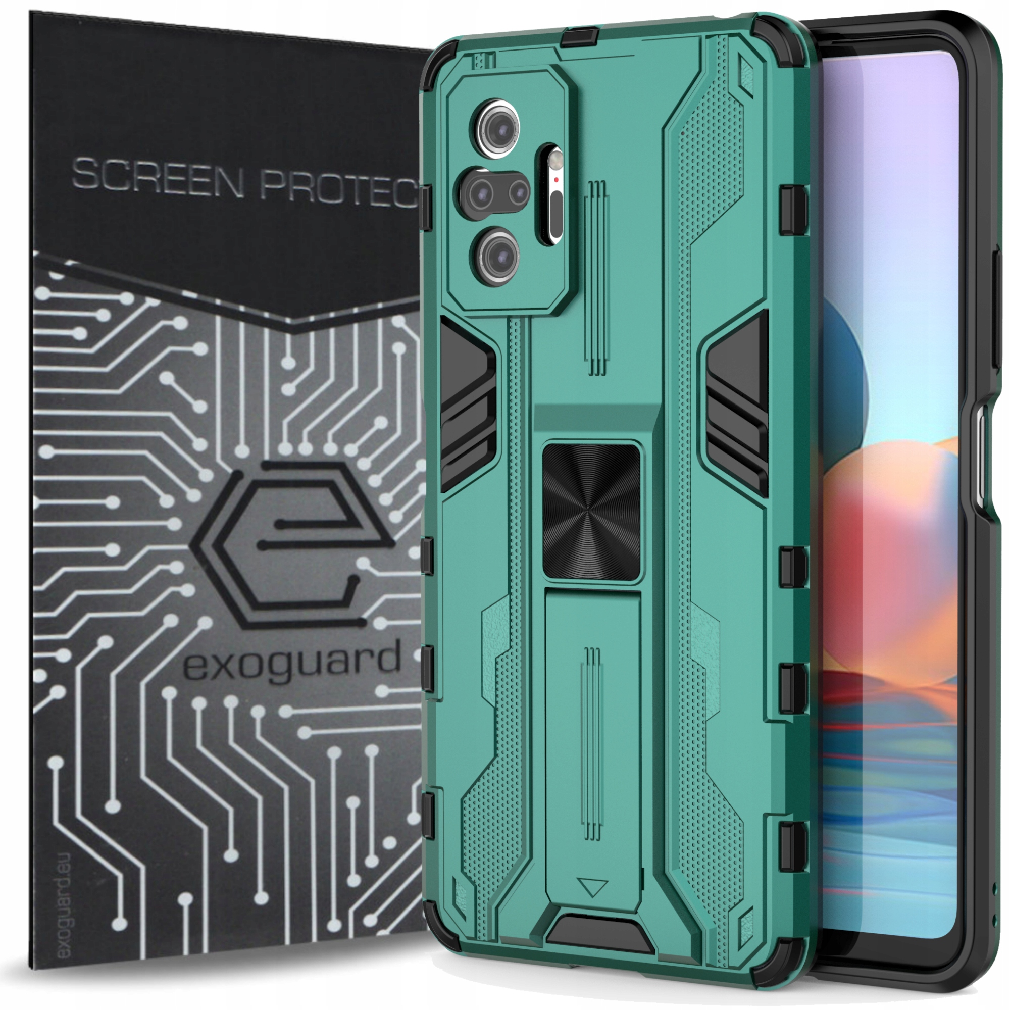 

Etui Pancerne Szkło do Xiaomi Redmi Note 10 Pro