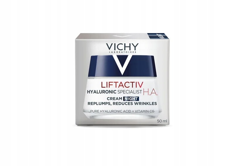 Krem do twarzy na noc Vichy Liftactiv Supreme z kwasem hialuronowym 50ml