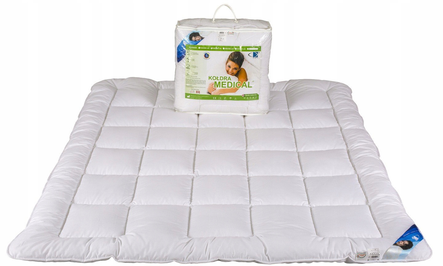 

Kołdra antyalergiczna 240x260 Medical 2400g biała