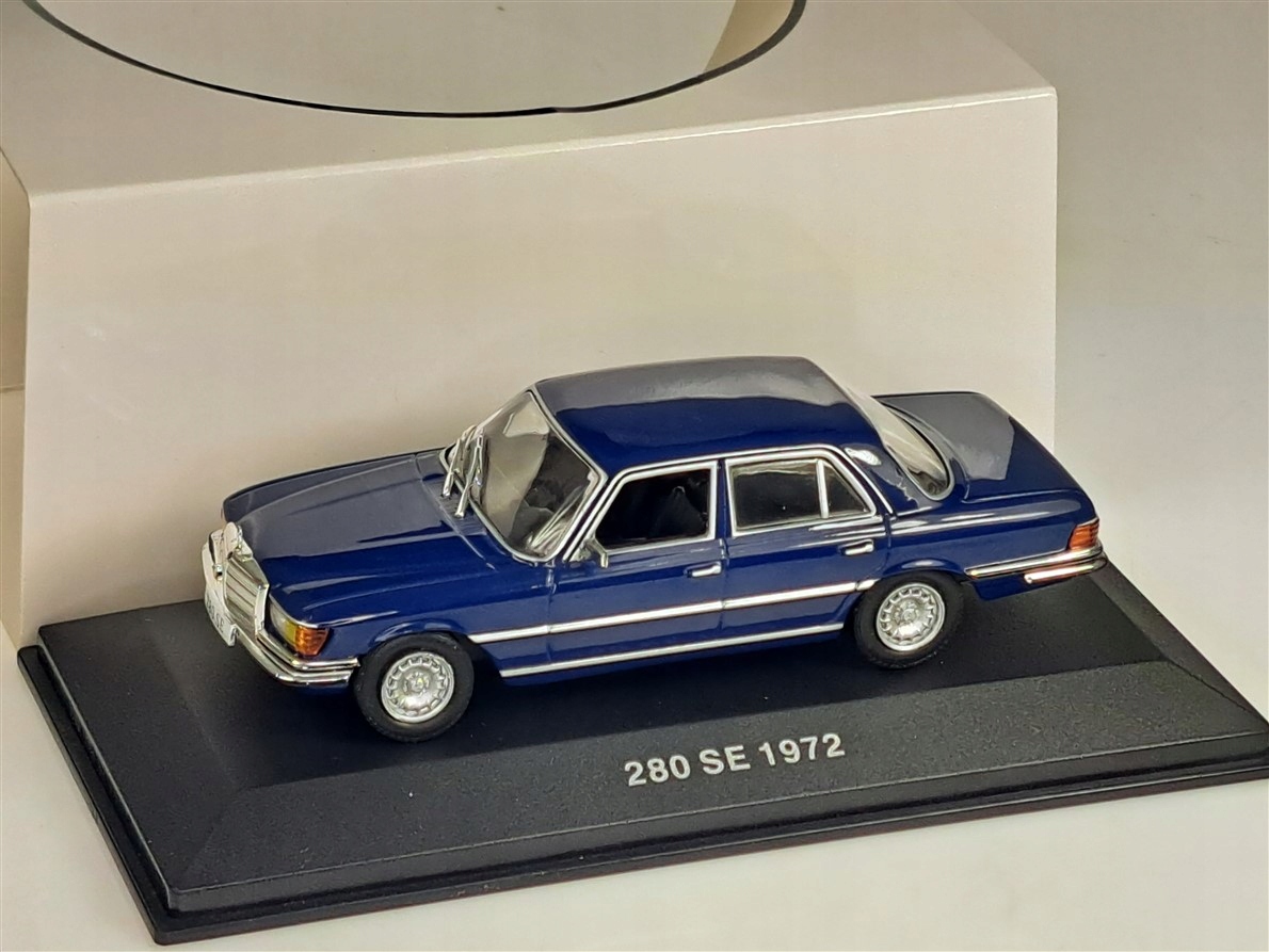 Ixo Mercedes-benz S-Class 280 (W116) 1972-1989 Dark Blue 1:43