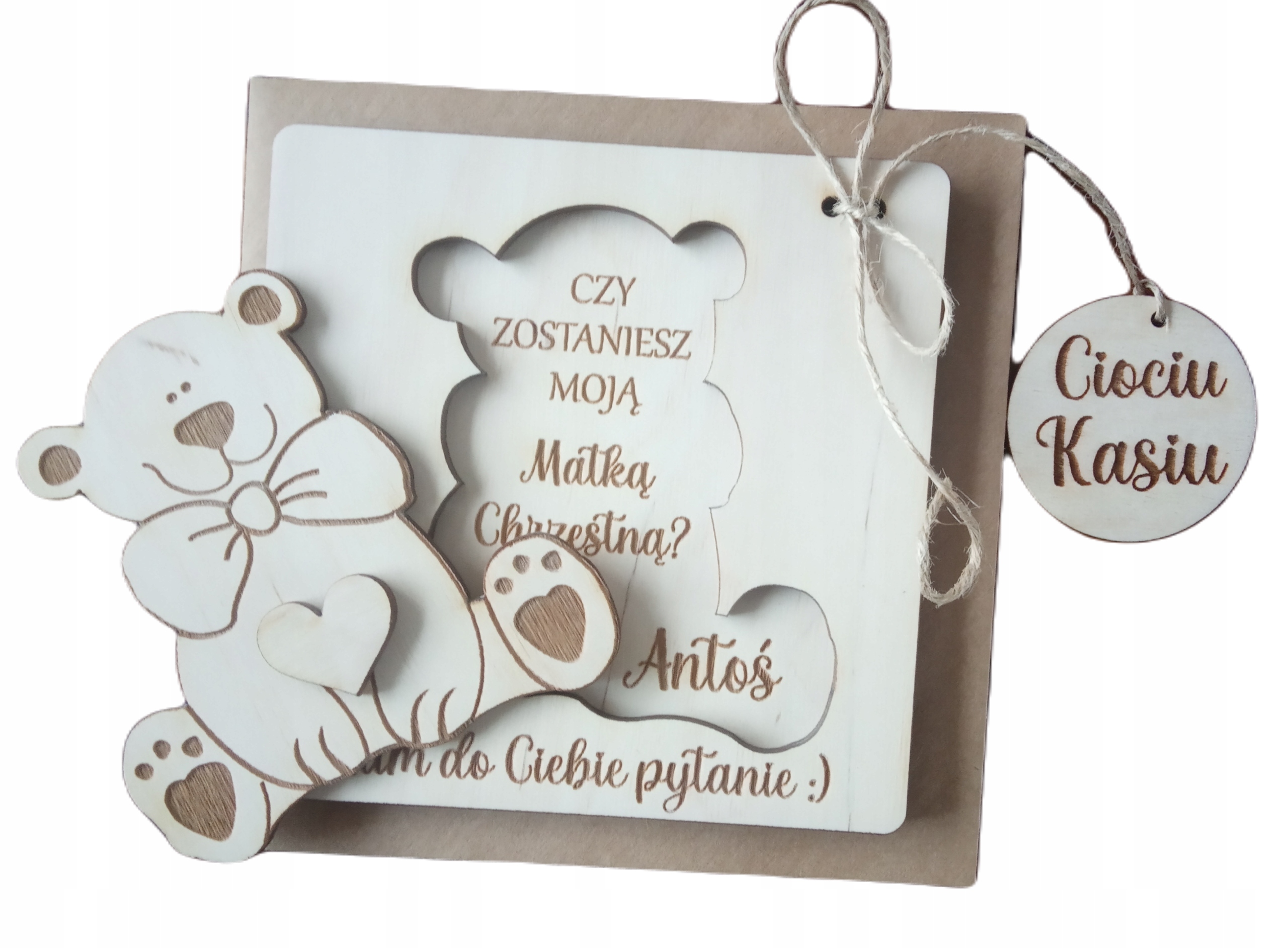 PROŚBA PYTANIE CIOCIU CZY ZOSTANIESZ CHRZESTNĄ MIŚ