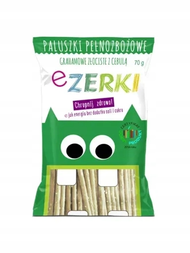 13 x eZerki Tyčinky Ezerki Grahamové Zlaté Cibulové Zelené, 70 g