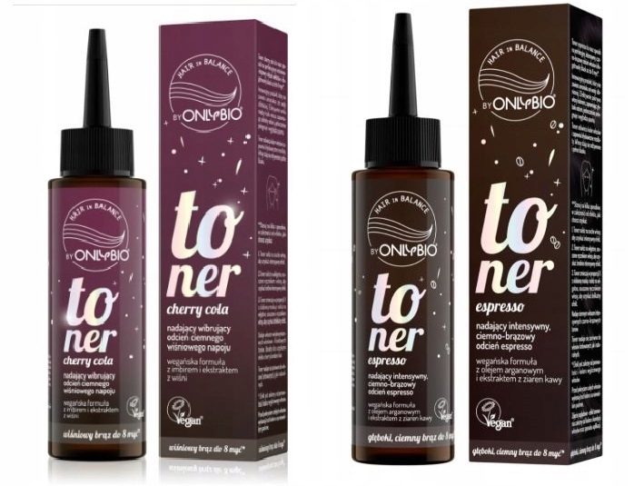 Onlybio Sada tonerů Cherry Cola a intenzivního espresso 2 x 100 ml