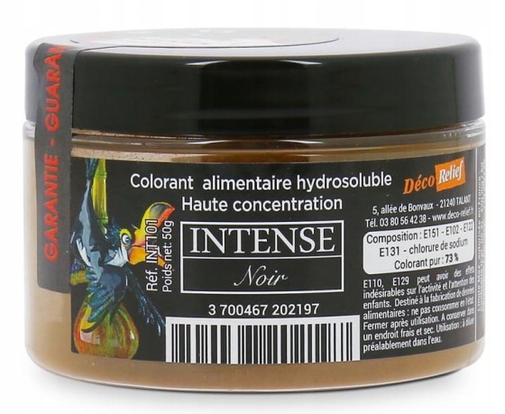 Barwnik intense czarny do makaroników INT101