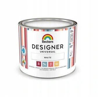 

Farba Emalia Beckers Designer Universal White 0,5l