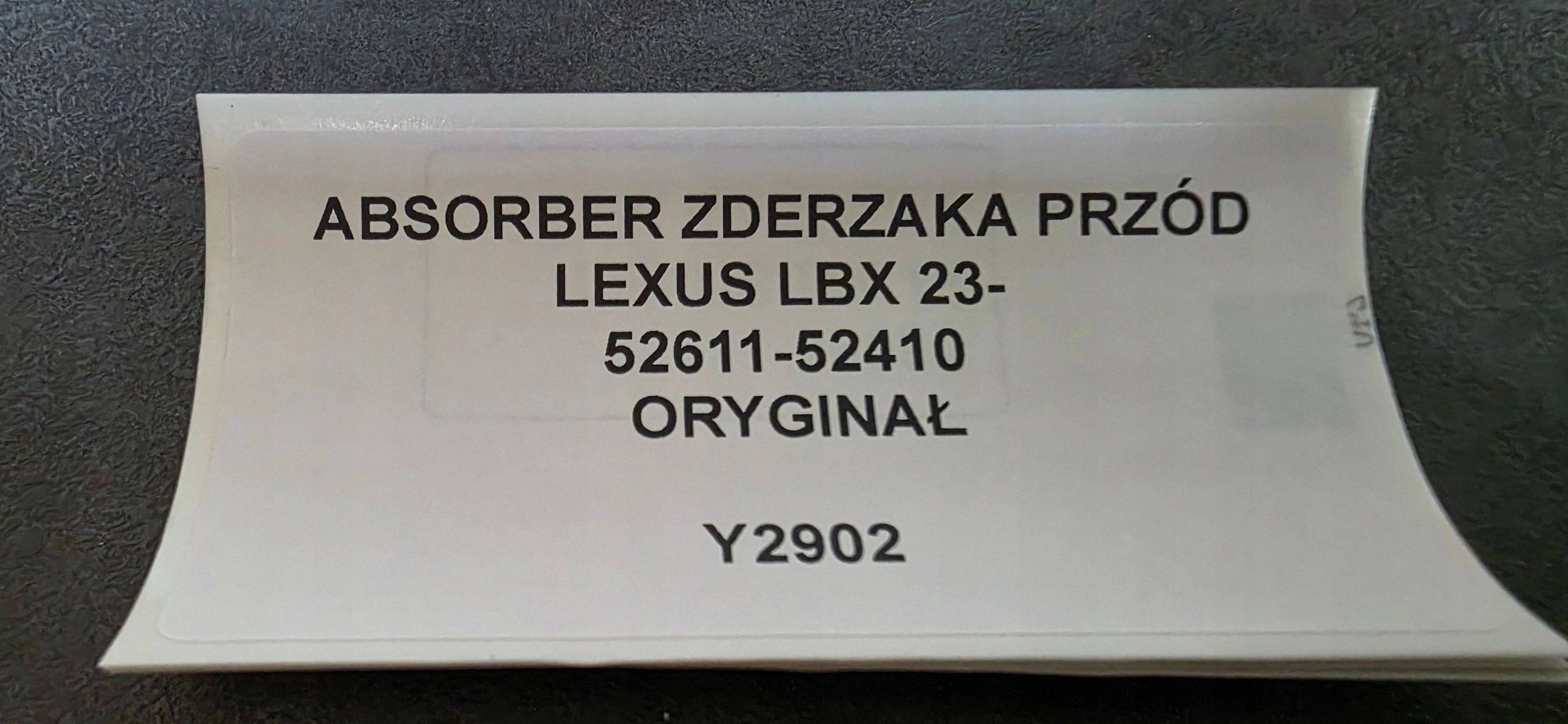 Absorber nárazníku předního předek Lexus LBX 5261152410