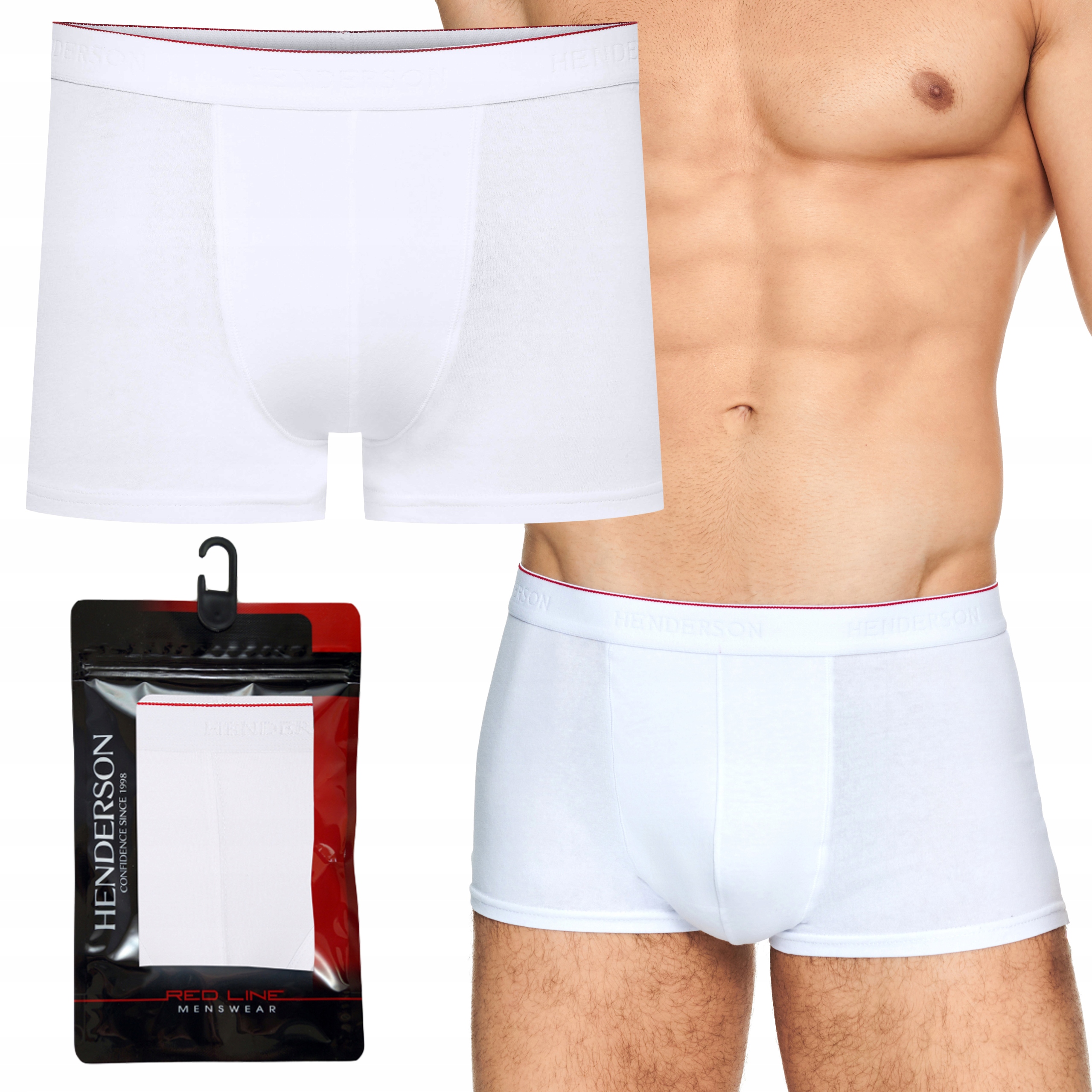 

Henderson Bokserki Męskie Red-line Bawełniane XXL