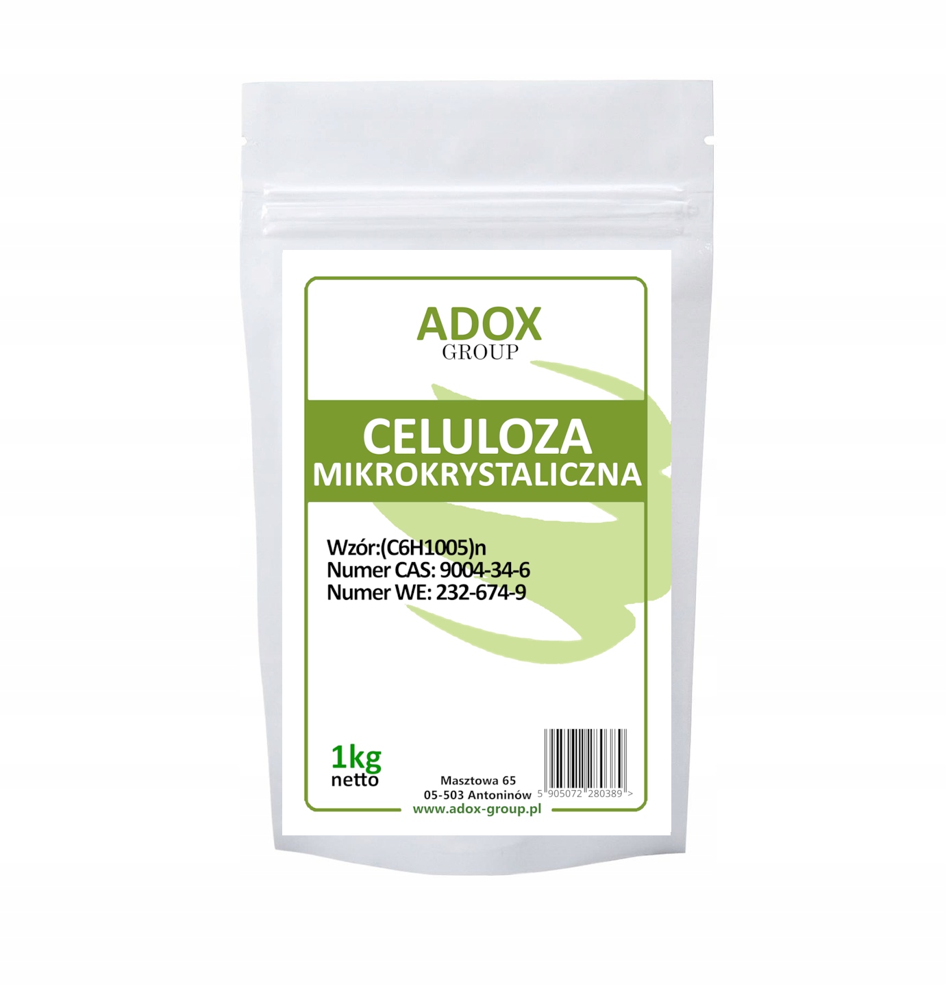 

Celuloza mikrokrystaliczna 1kg Adox